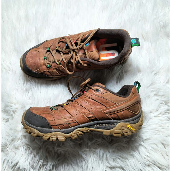 Merrell Other - Merrell Moab 2 Earth Day J50497 Mountain Hiking Footwear Brown Leather US 11 W